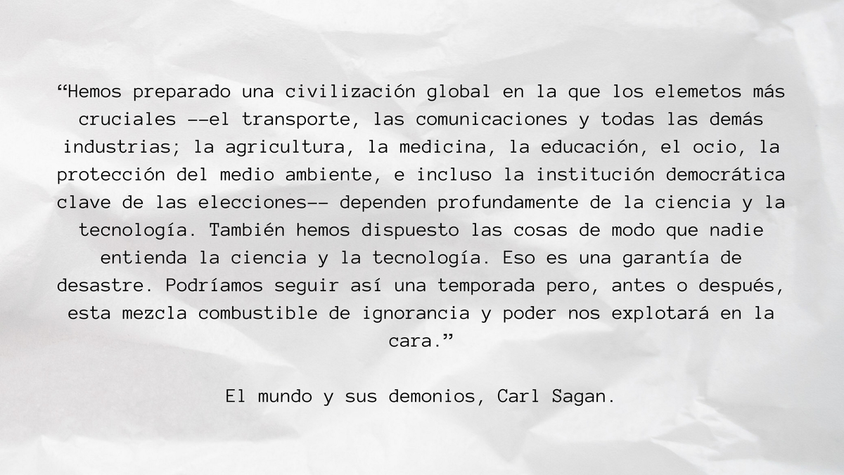 ¿Para qué buscar entender?